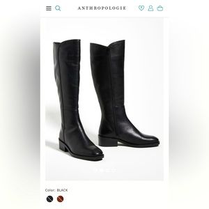 By Anthropologie Riding Boots - Tall Black